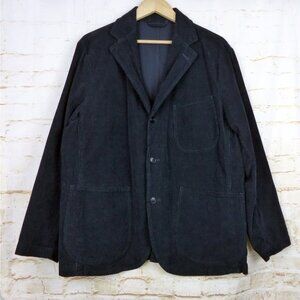 Buck Mason Men's Navy Corduroy Chore Coat Blazer Size XL